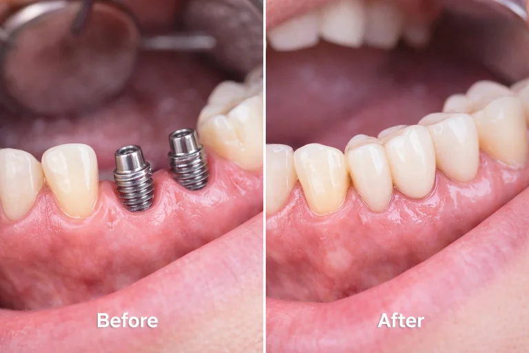 Dental Implants Before and After
