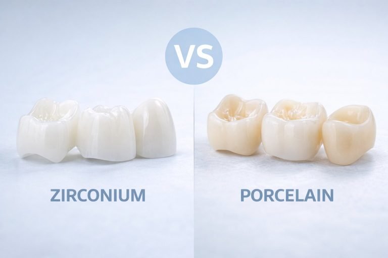 Zirconium vs. Porcelain Crowns: Which is Superior?